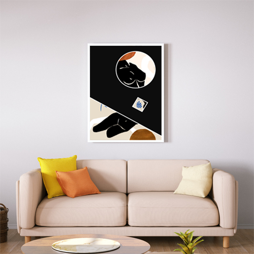 Abstract Style Modern Art Body Wall Art Print | Abstract Wall Art